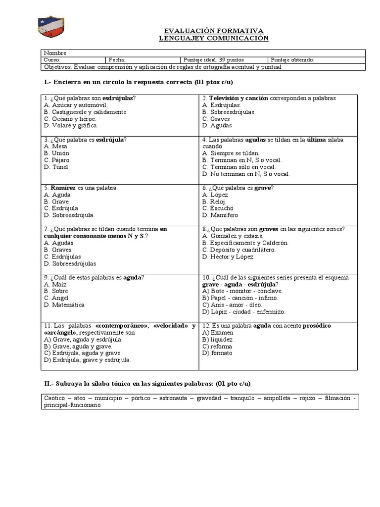 Prueba QUINTOS PDF Fonética Idiomas