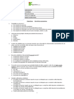 Lista de Exercicios Estatistica