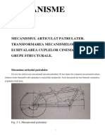 Curs 05 - Mecanisme - Mecanism Patrulater - Transformare - Grupe