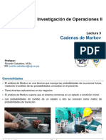 l3 Cadenas de Markov