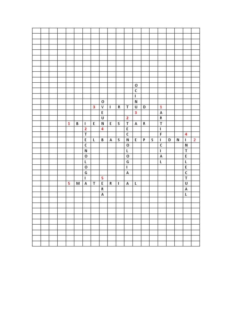 Crucigrama INTELIGENCIA ARTIFICIAL PDF