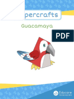 Papercraft Guacamaya
