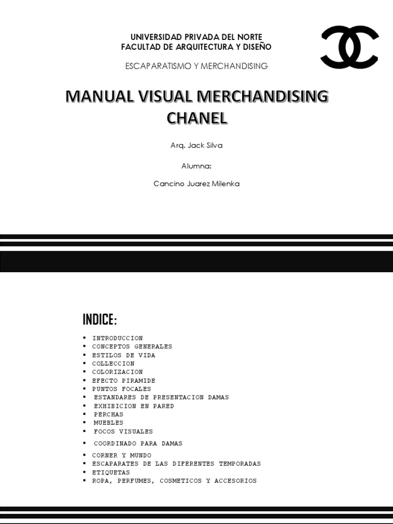 Manual de Visual Merchandising Chanel | PDF | Comercialización