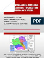 Analisis Rancangan Pola Tata Ruang Berdasarkan Kondisi Topografi