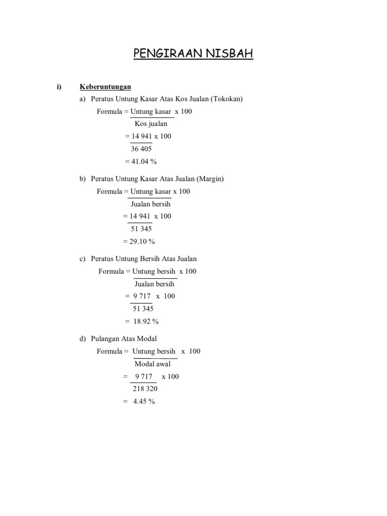 Nisbah Pdf