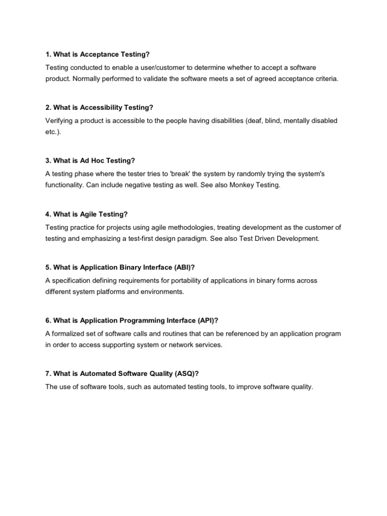 Qa2 Pdf Software Testing Quality Assurance