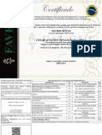 Certificado de Conclusão de Curso - COM FUNDO (FAMI) - César Augusto Venâncio Da Silva - NEUROCIÊNCIA