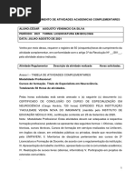 Prt 26.533.515. César Augusto Venâncio Da Silva. Ficha Requerimento de Atividades Academicas Complementares Bloco III