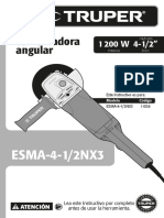 ESMA-4-1/2NX3: Esmeriladora Angular