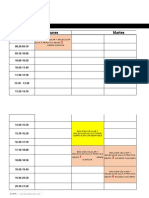 Horario I Ciclo 2021-2