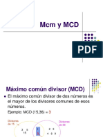 3 - MCM y MCD