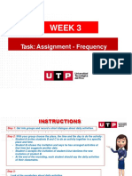 Week 3: Task: Assignment - Frequency