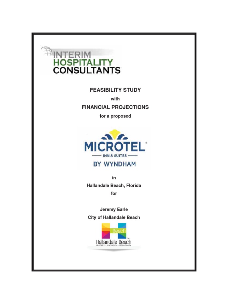 ZZ Feasibility Study For Microtel Inn Hotel Hallandale Beach FL Integrated  by Section Web | PDF