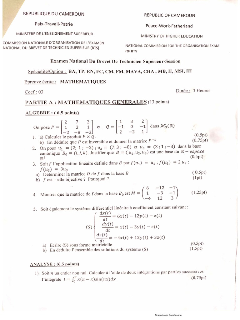 Exo Math | PDF