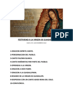 Festividad A La Virgen de Guadalupe