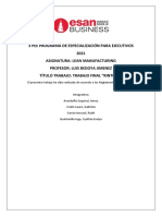 Trabajo Final Lean Manufacturing - PEE Operaciones y Logistica 2021