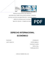 Derecho Internacional Económico