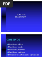 sujeito e predicado