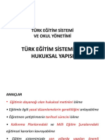 2-Ok. Türk Eği̇ti̇m Si̇stemi̇ni̇n Hukuksal Yapisi