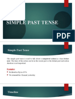 Simple Past Tense Forms