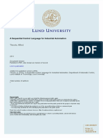 A Sequential Control Language For Industrial Automation: Theorin, Alfred