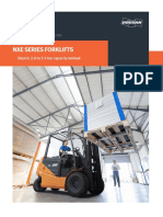 Nxe Series Forklifts: Electric 2.0 To 3.5 Ton Capacity 4wheel