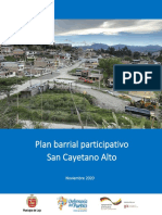 Plan Barrial San Cayetano Alto