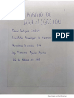 2do. Trabajo de Investigación. David Rodríguez Iturbide