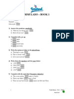 Simulado - Book 1: 1) Answer The Questions Completely