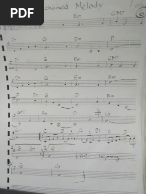 Unchained Melody Lead Sheet