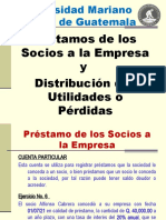 Préstamo A Socios y Distribución Ganancias o Pérdidas