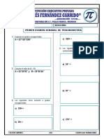 primer examen de segundo año