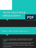 Mass Transfer Operations