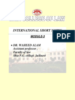 International Law Short Notes Module 3