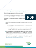 Comunicado - Quimicos No Peligrosos PROCOMER