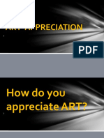How Do You Appreciate Art