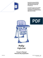 Chicco Polly Highchair Product Manual