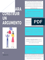 PAsos para Construir Un Argumento