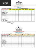 Daily Attendance in Mapeh: Department of Education