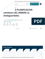 ESQUEMA DE PLANIFICACIÓN EMANADO DEL MINERD (1) (Autoguardado) - PDF - Plantas - Lepidópteros