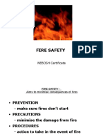 NEBOSH Certificate - Fire Safety by Terry Robson