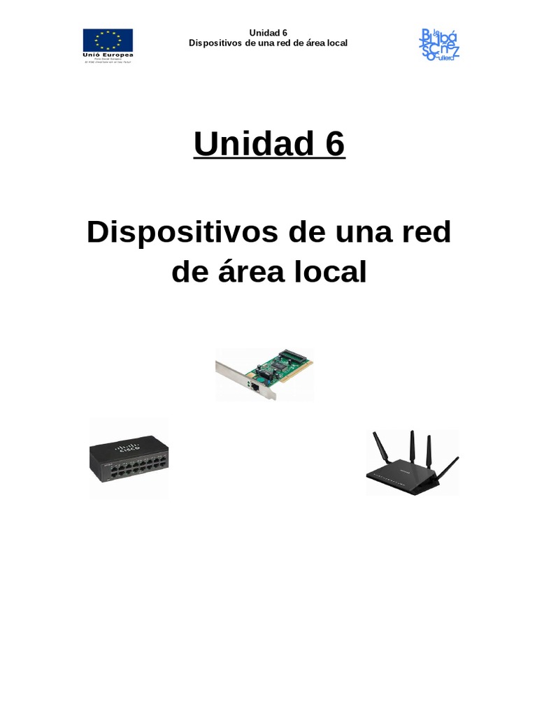 UD6 Dispositivos de Una Red de Área Local PDF Conmutador de red