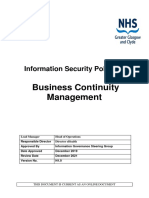 Information Security Policy 17 Business Continuity v n10