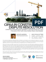 Cipaa in Construction Dispute Resolution: Construction Industry Payment & Adjudication Act 2012