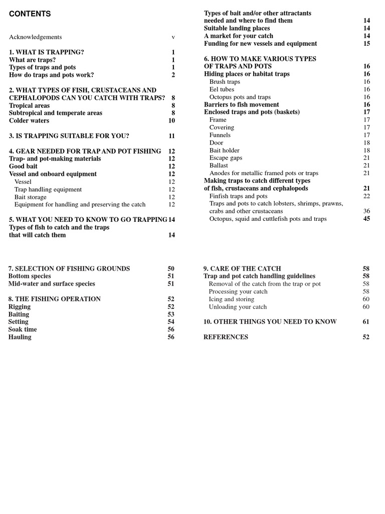 FAO Fish Trapping | PDF