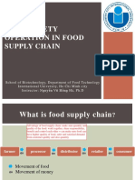 FOOD SAFETY OPERATION IN FOOD SUPPLY CHAIN