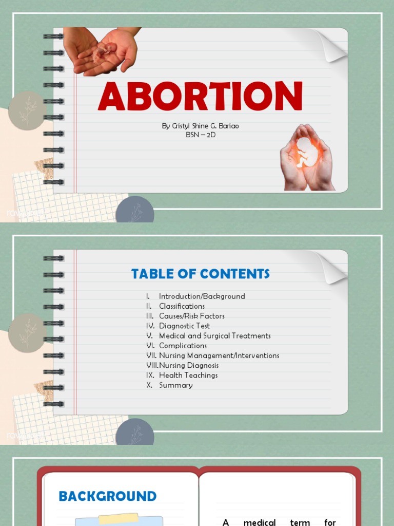 ABORTION | PDF | Miscarriage | Abortion