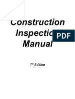 Construction Inspection Manual