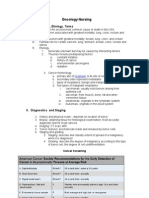 Oncology Nursing: I. Epidemiology, Etiology, Terms