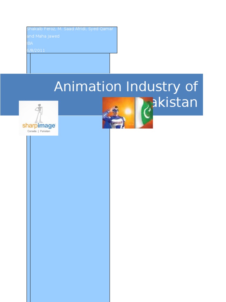 Animation Industry of Pakistan | PDF | 3 D Computer Graphics ...
